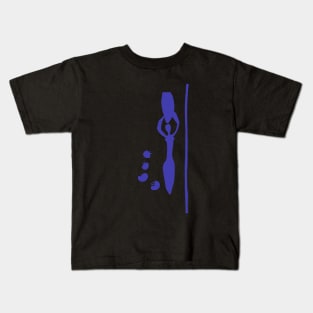 Matisse Cut Out Blue Woman Kids T-Shirt